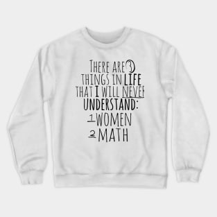 Women and Math Crewneck Sweatshirt